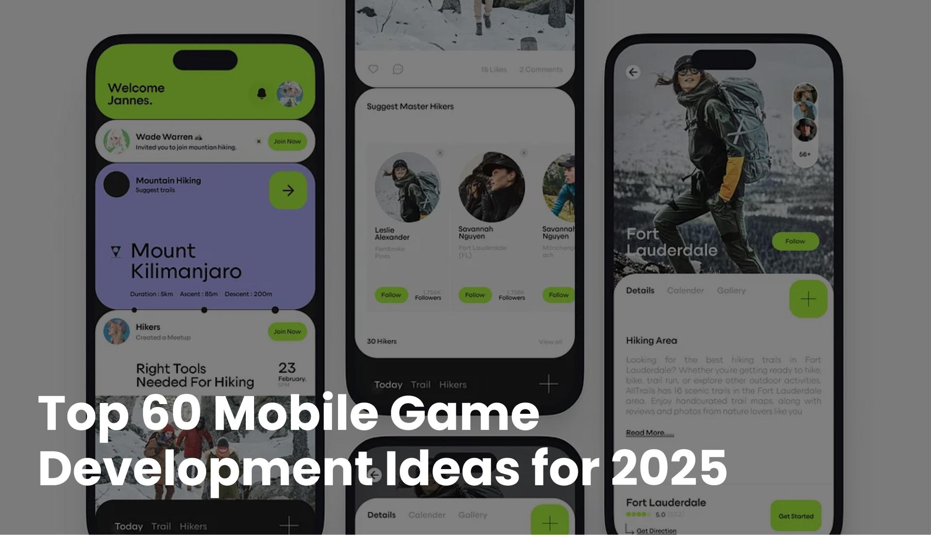 Top 60 Mobile Game Development Ideas for 2025